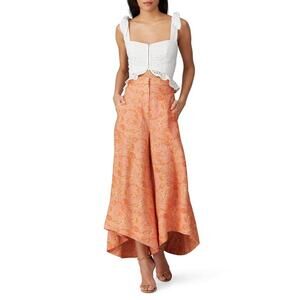 AMUR Orange Prudence Pants Size 12 with Fabric Snags & Small Hole